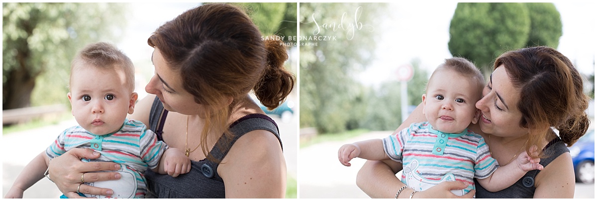 complicité entre une maman et son fils en image