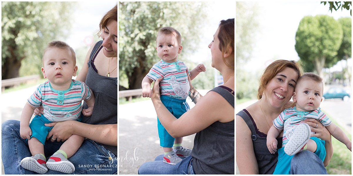 complicité entre une maman et son fils en image