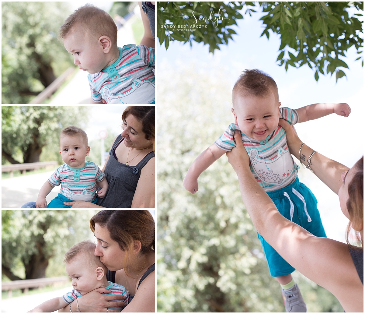 complicité entre une maman et son fils en image